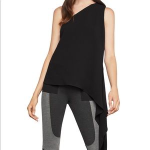 BCBGMAXAZRIA One Shoulder Asymmetrical Top